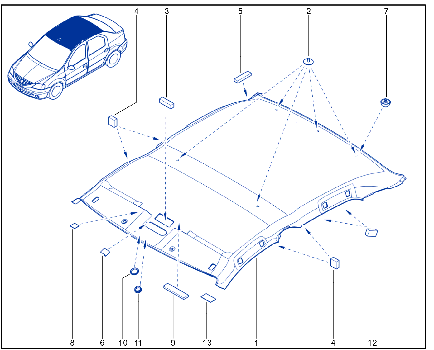 Roof Trim - 01047142
