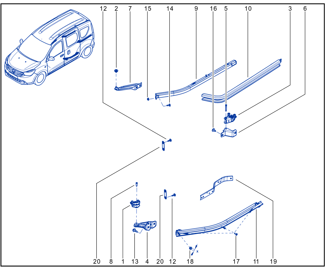 Front Opening Element Panelwork - 01047409