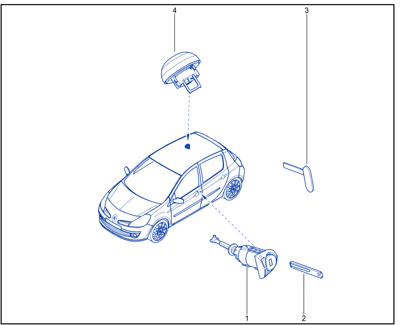 Rear Opening Element Control And Mechanism - 01047538