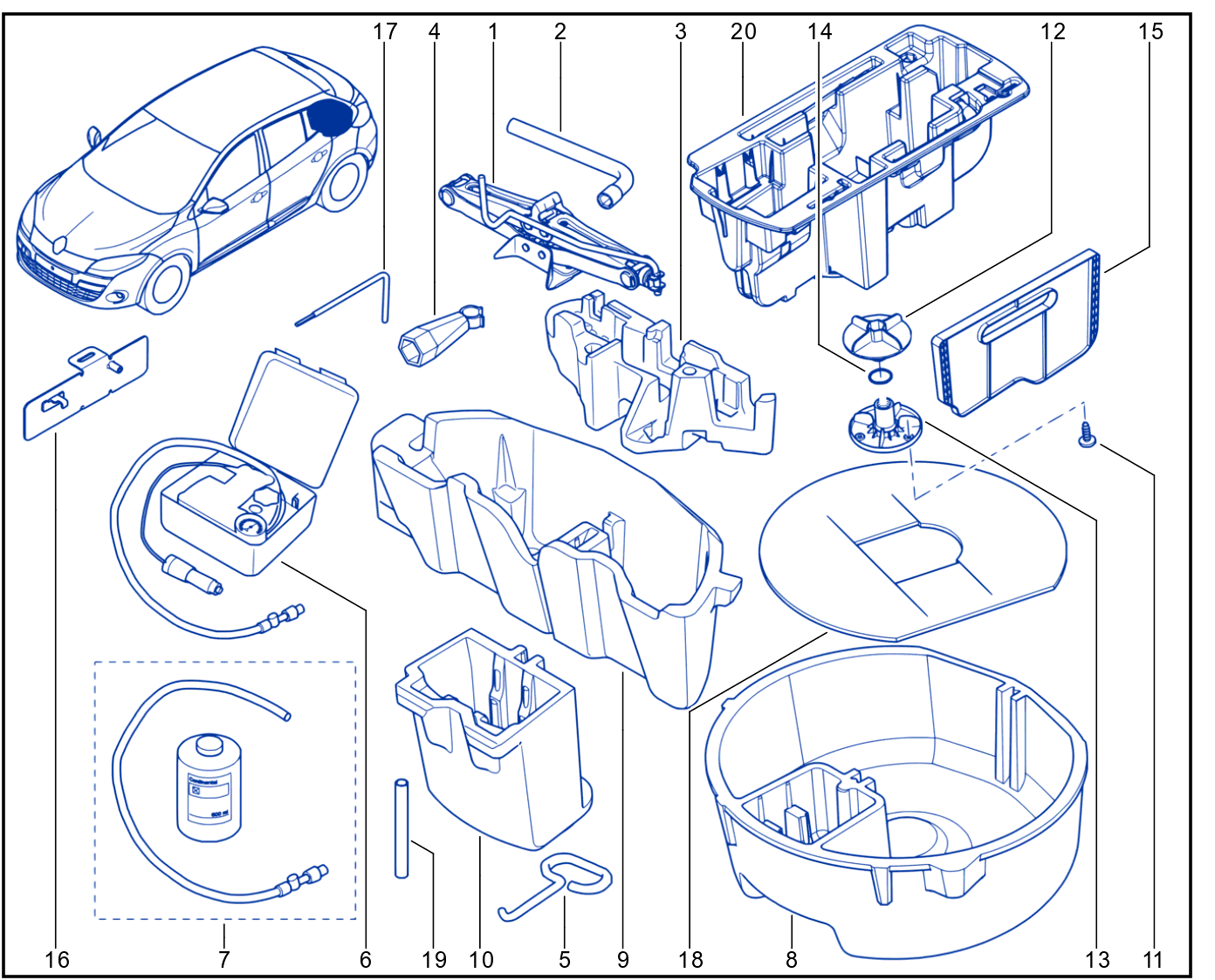 Jack And Anti-Puncture System - 01047778