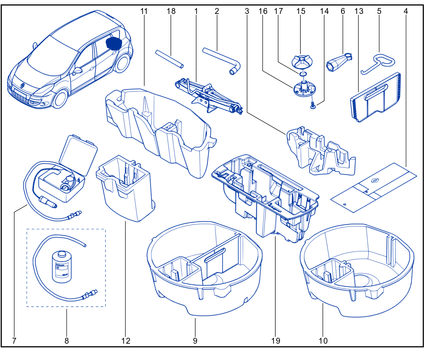 Jack And Anti-Puncture System - 01047811