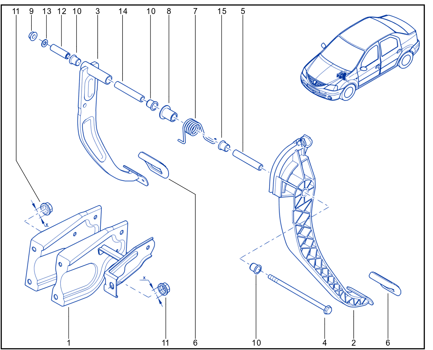 Pedal Assembly - 01048144