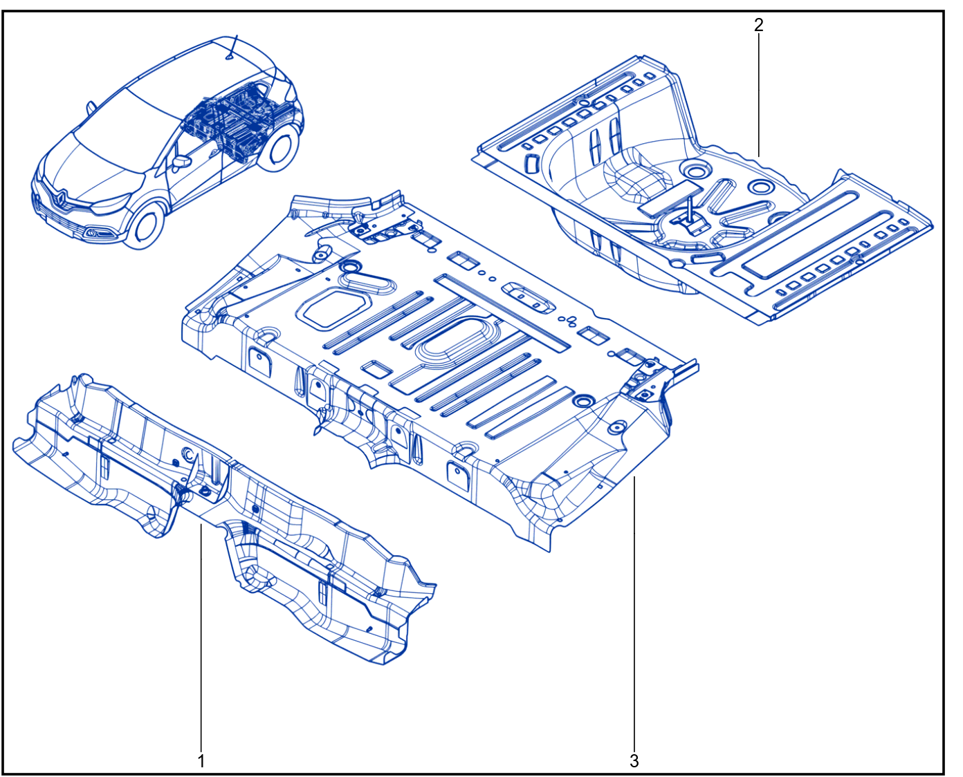 Rear Floor - 01048356