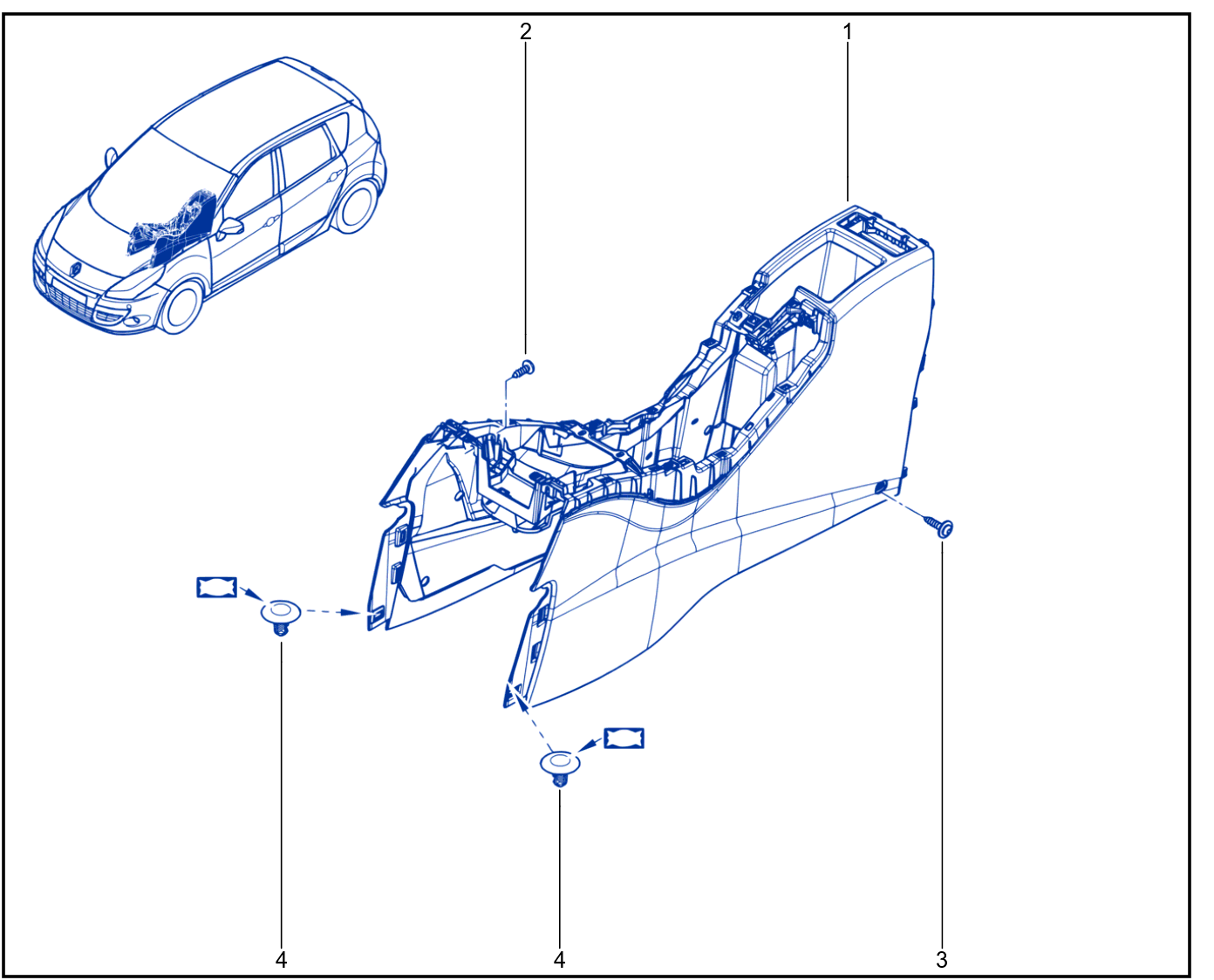 Centre Console - 01048482