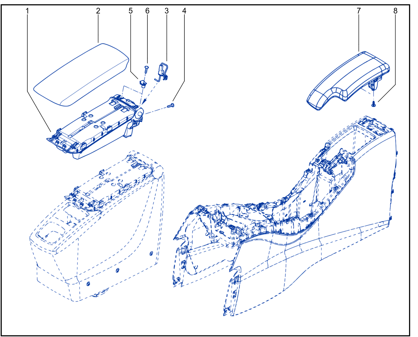 Centre Console - 01048604