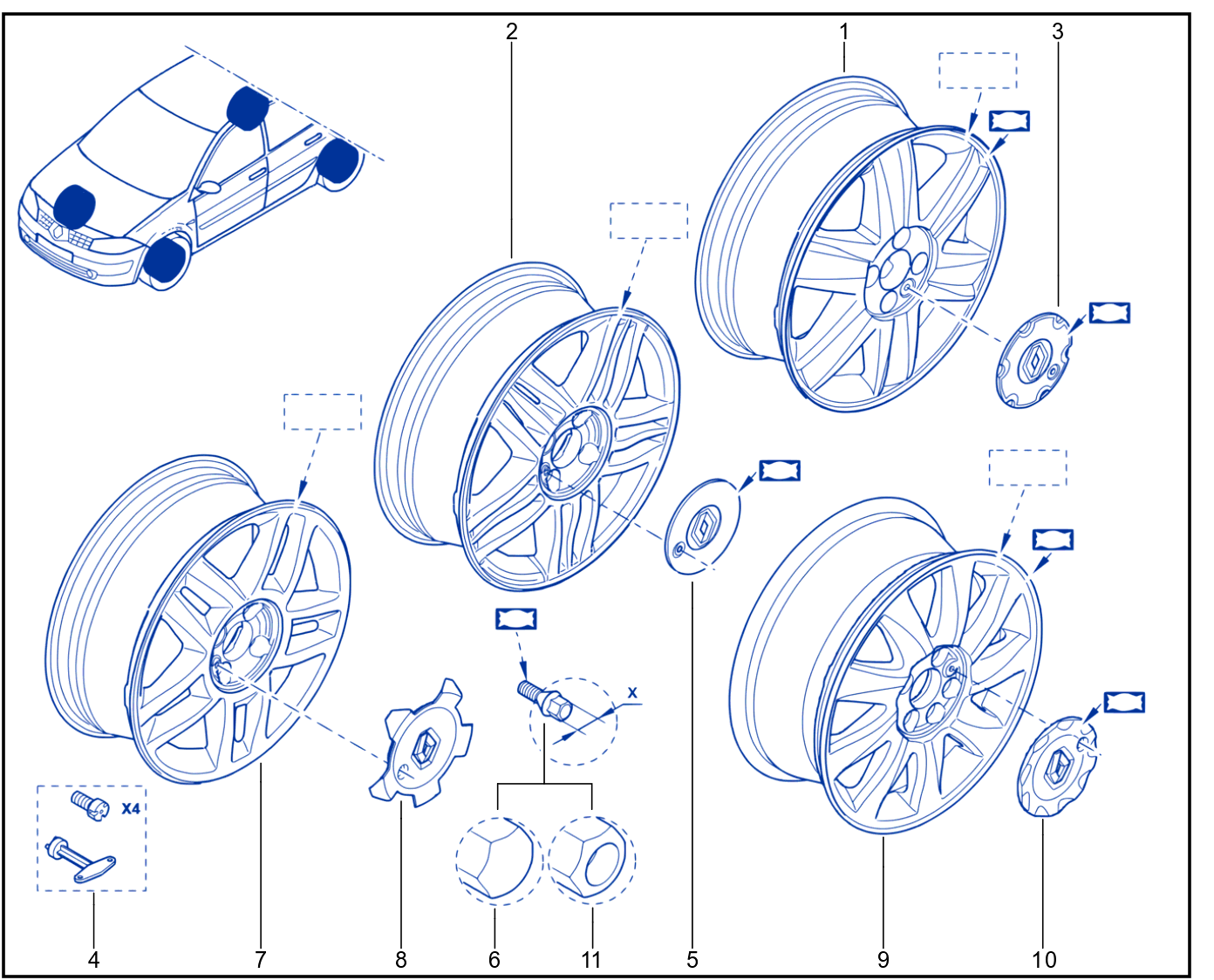 Wheel Nut - 01048681