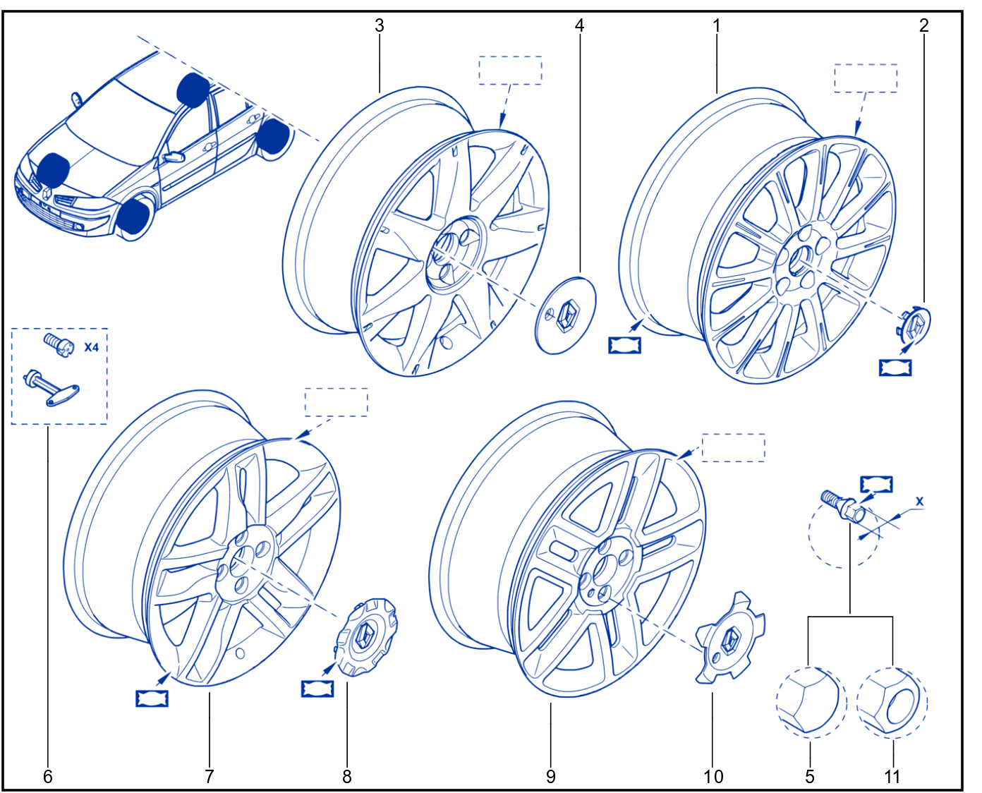 Wheel Nut - 01048736