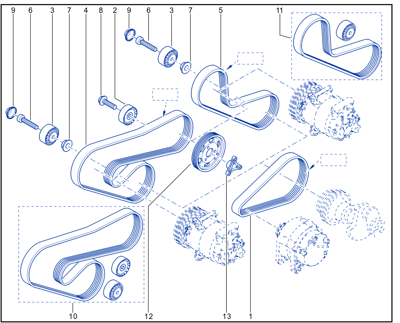 Tensioner - Belt - 01048951