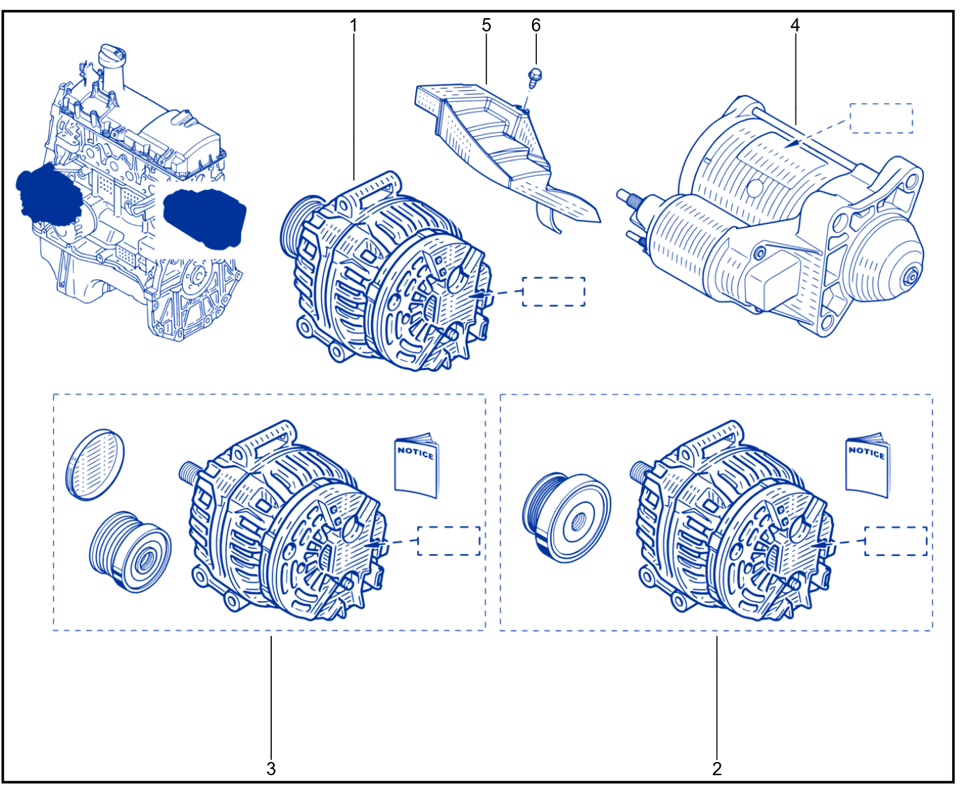 Starter Motor - 01049142