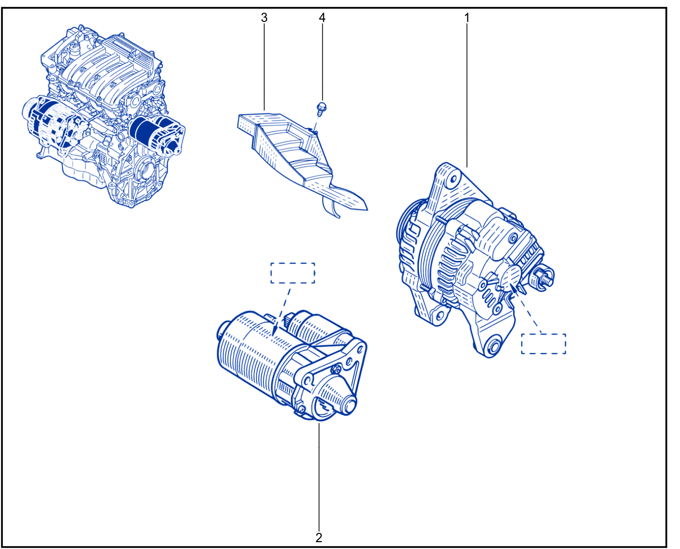 Starter Motor - 01049173