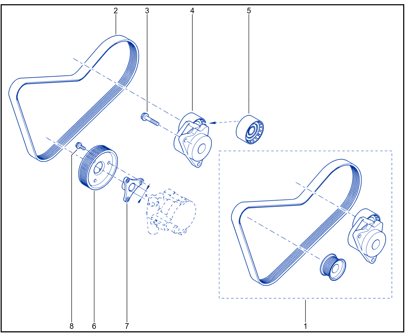 Tensioner - Belt - 01049403