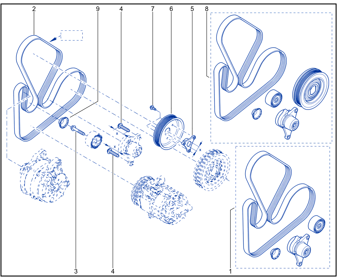 Tensioner - Belt - 01049409