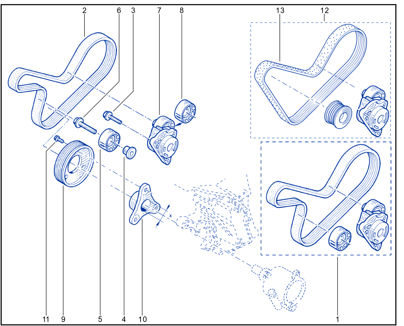 Tensioner - Belt - 01049415