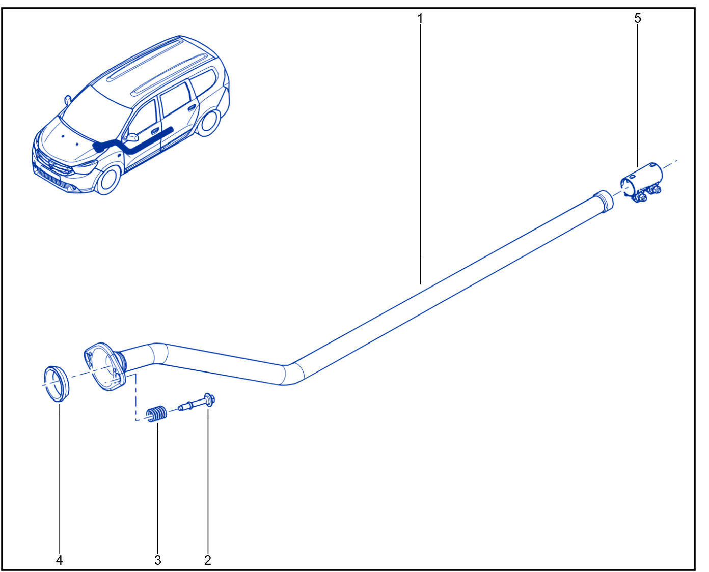 Exhaust Pipe - 01049564