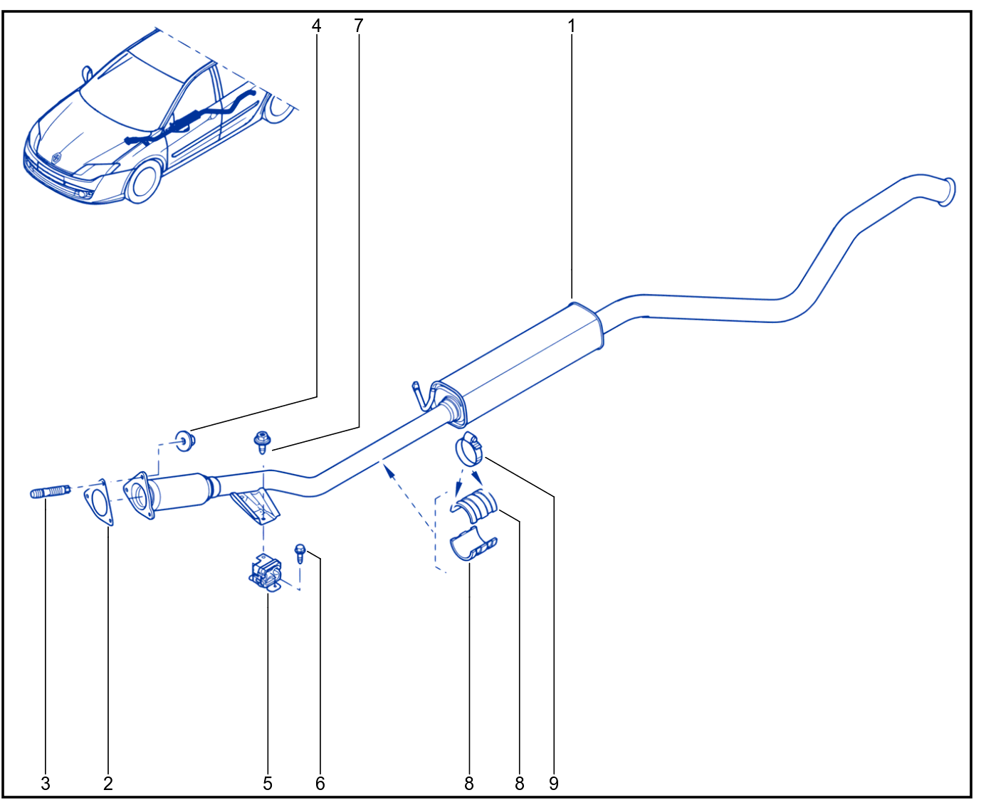 Exhaust Pipe - 01049659