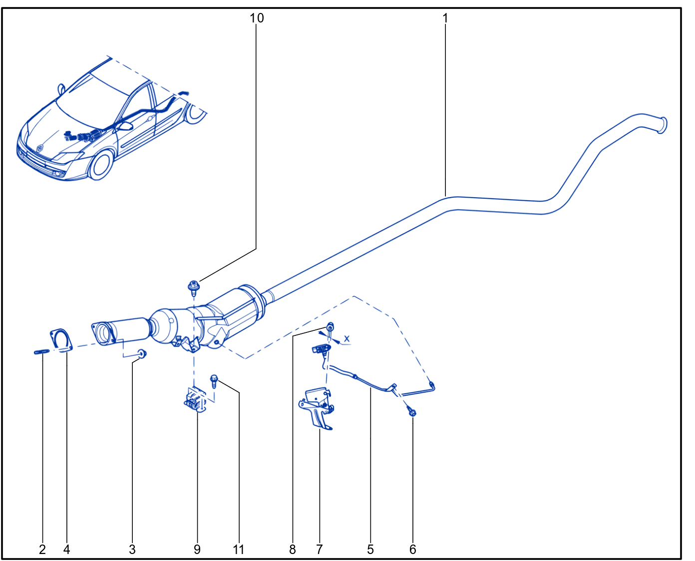 Exhaust Pipe - 01049673