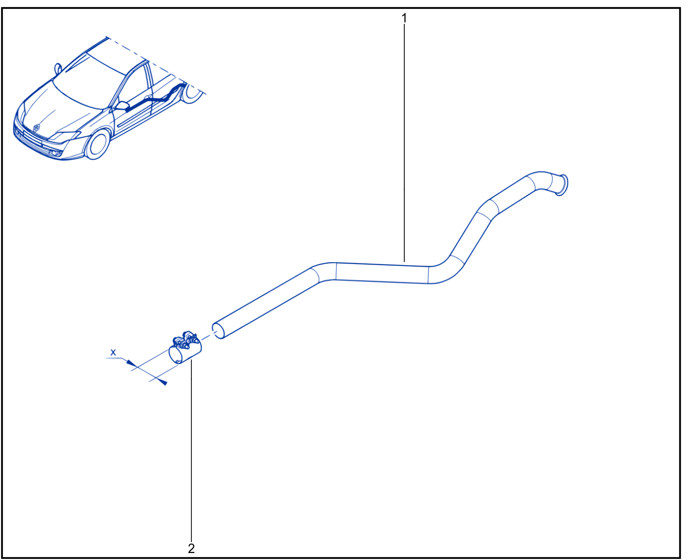 Exhaust Pipe - 01049679