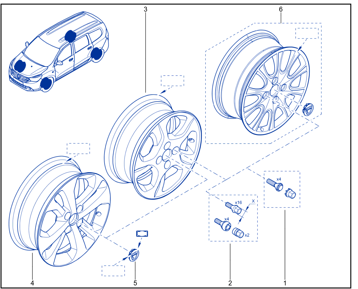 Wheel Nut - 01049684