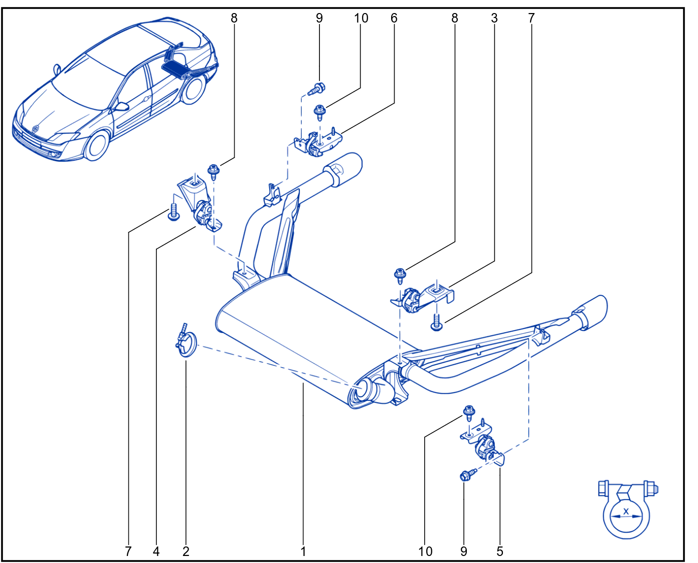 Exhaust Pipe - 01049690