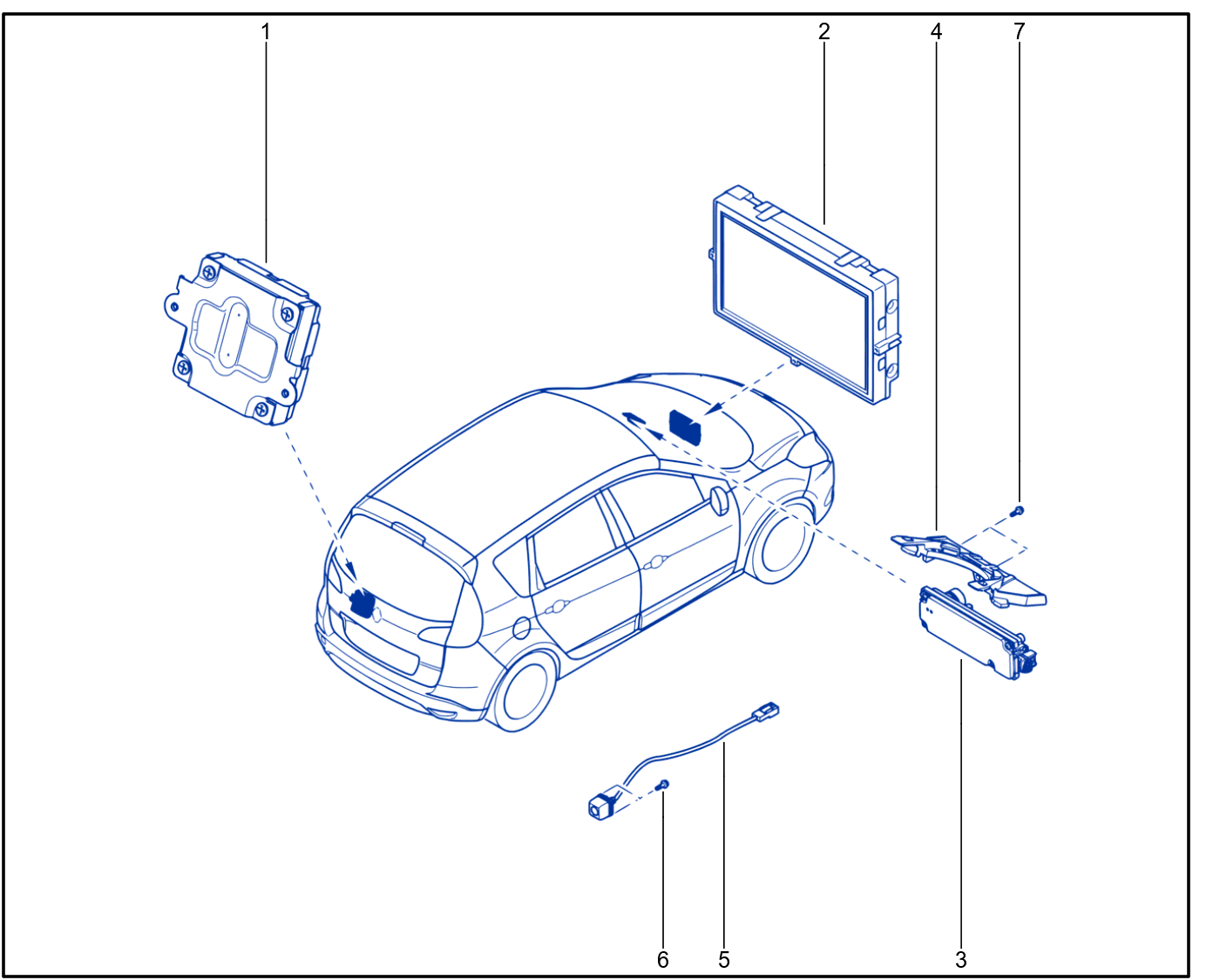 Parking Distance Control - 01049699