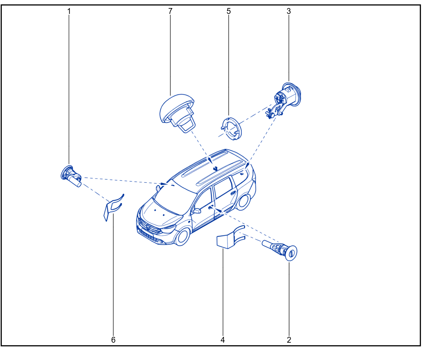 Rear Opening Element Control And Mechanism - 01049819