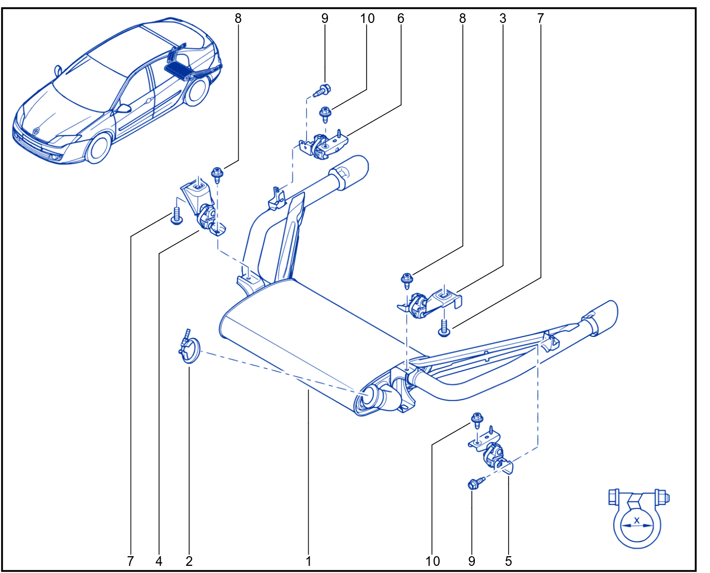 Exhaust Pipe - 01049822