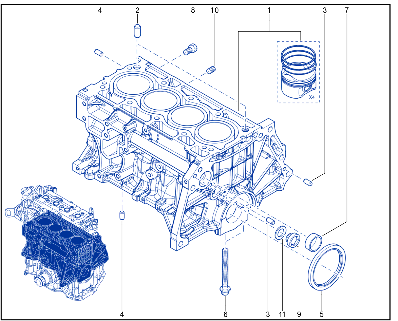 Cylinder Block - 01049862