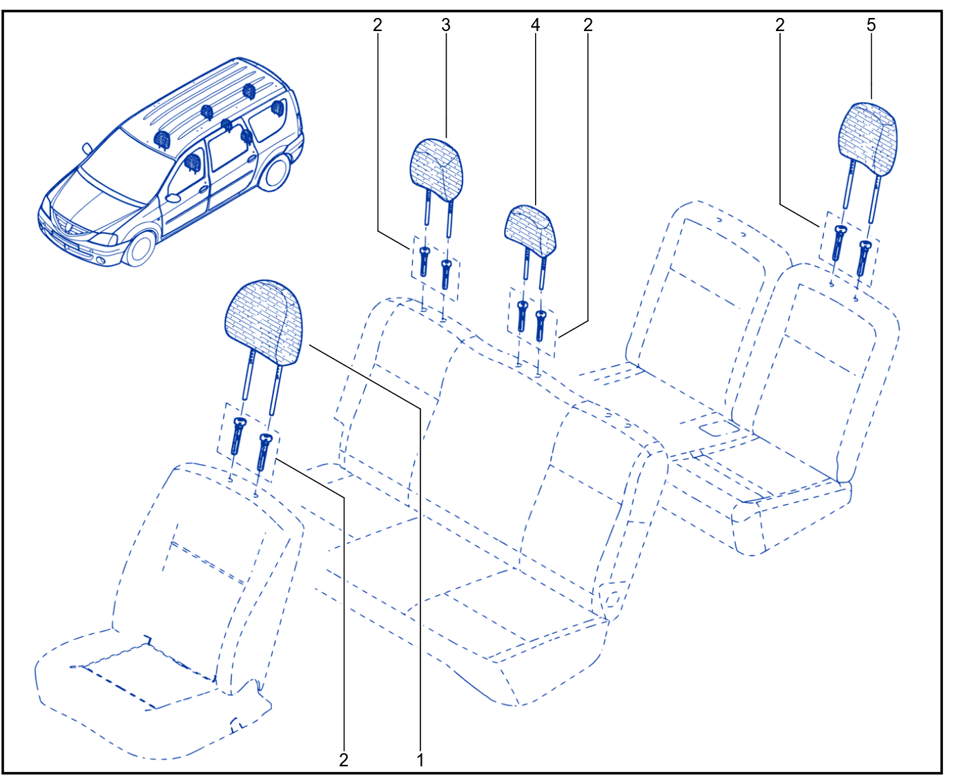 Headrest - 01050132