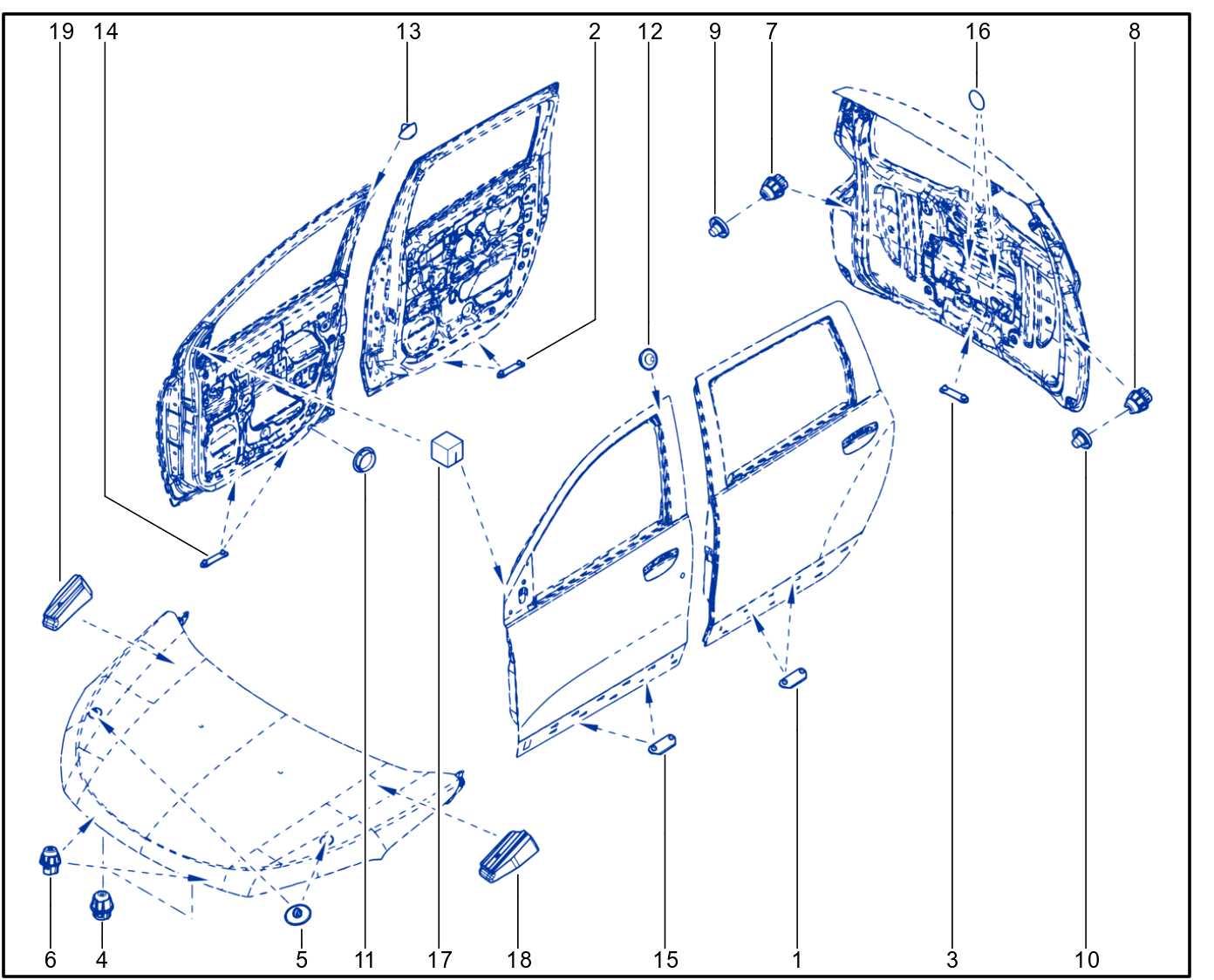 Sealing Of Non-Side Opening Elements - 01050406
