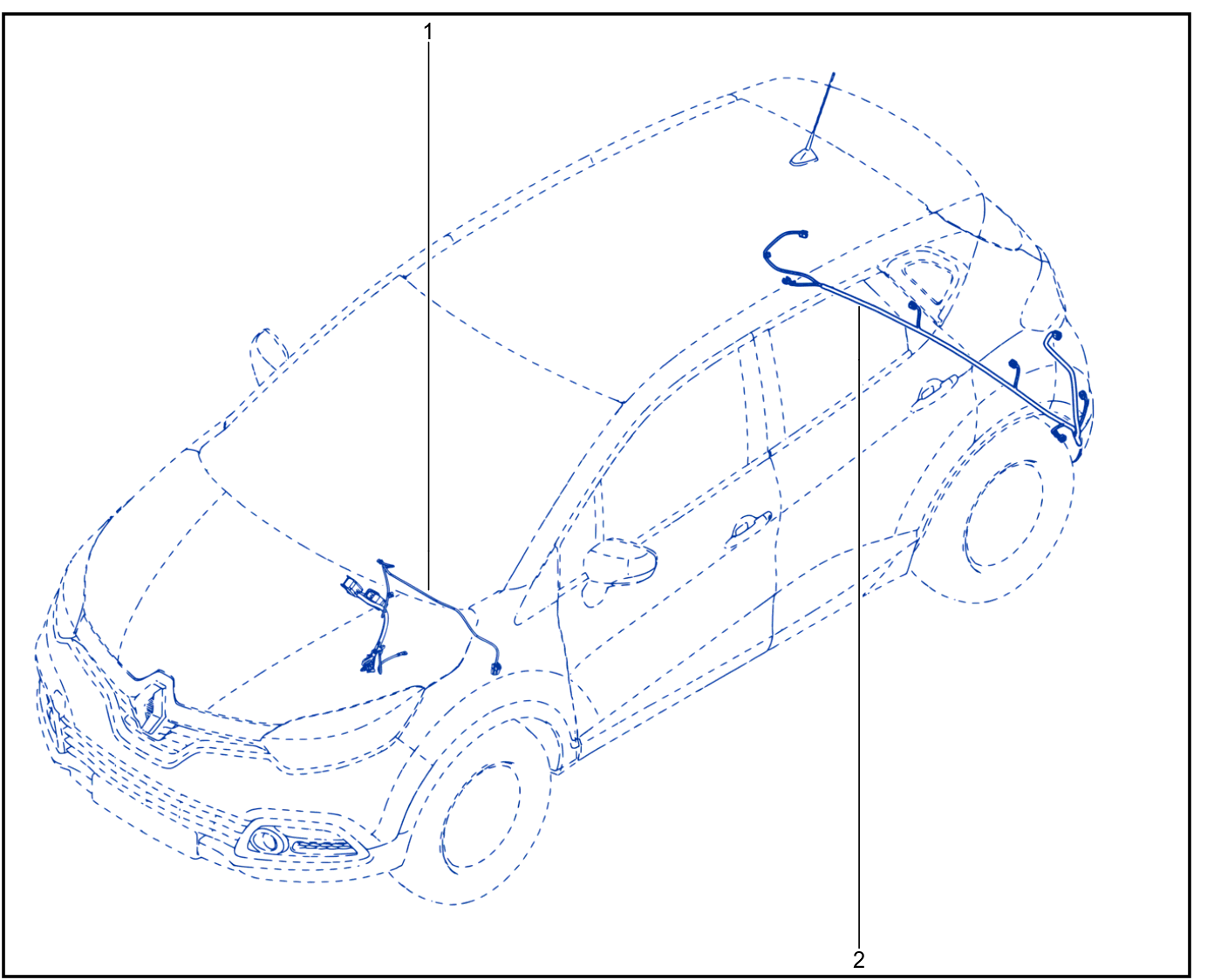Wiring - Front End Panel Components - 01051010