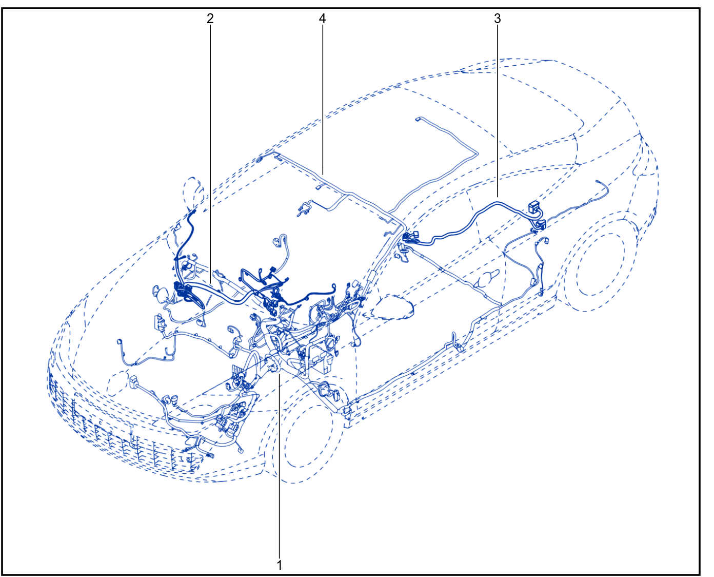 Wiring - Passenger Compartment Components - 01051136