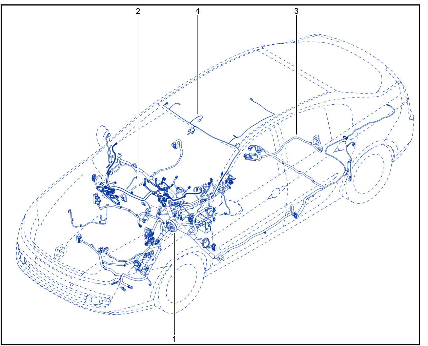 Wiring - Passenger Compartment Components - 01051149