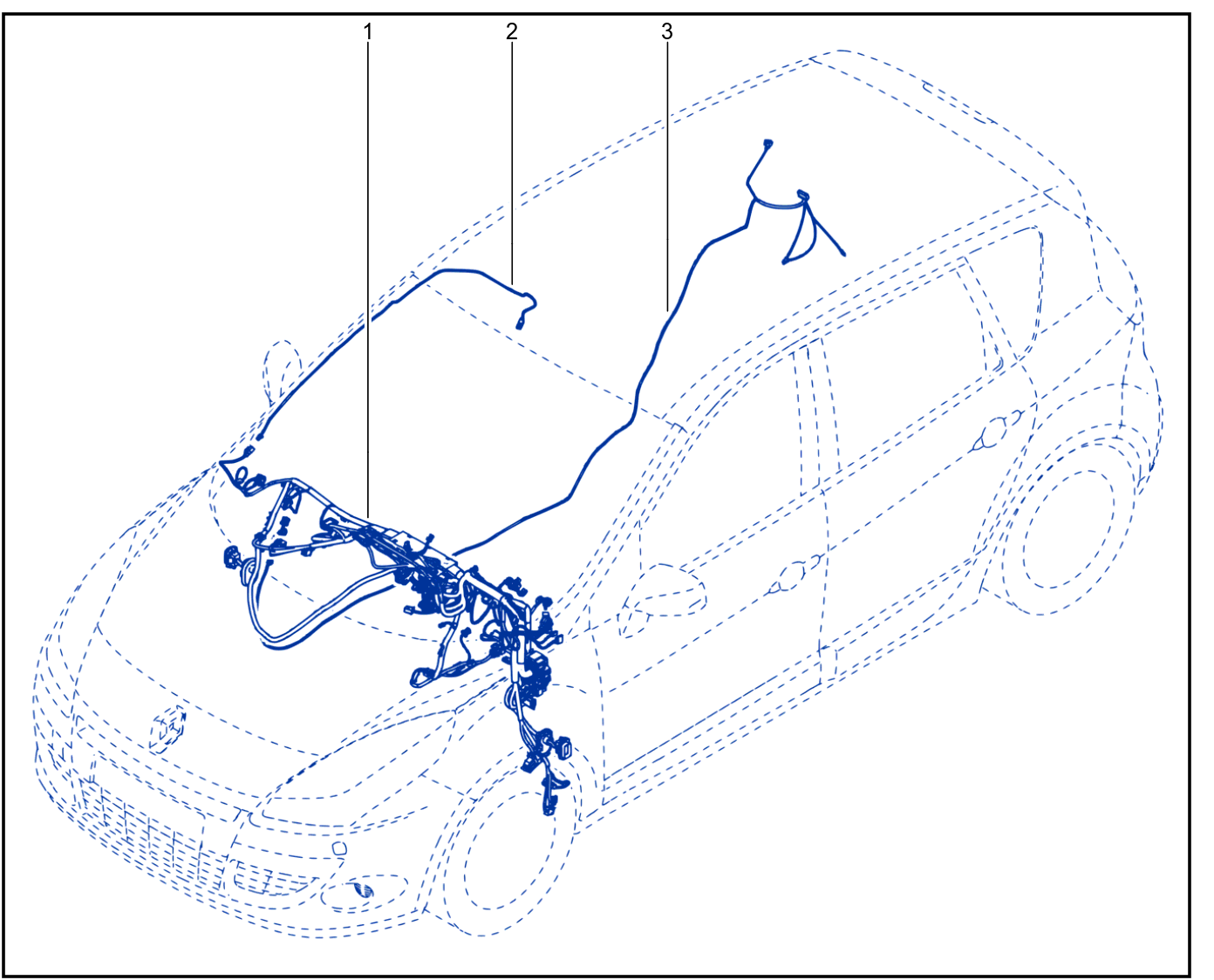 Wiring - Passenger Compartment Components - 01051415