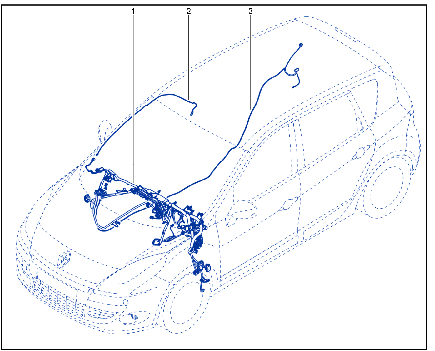 Wiring - Passenger Compartment Components - 01051420