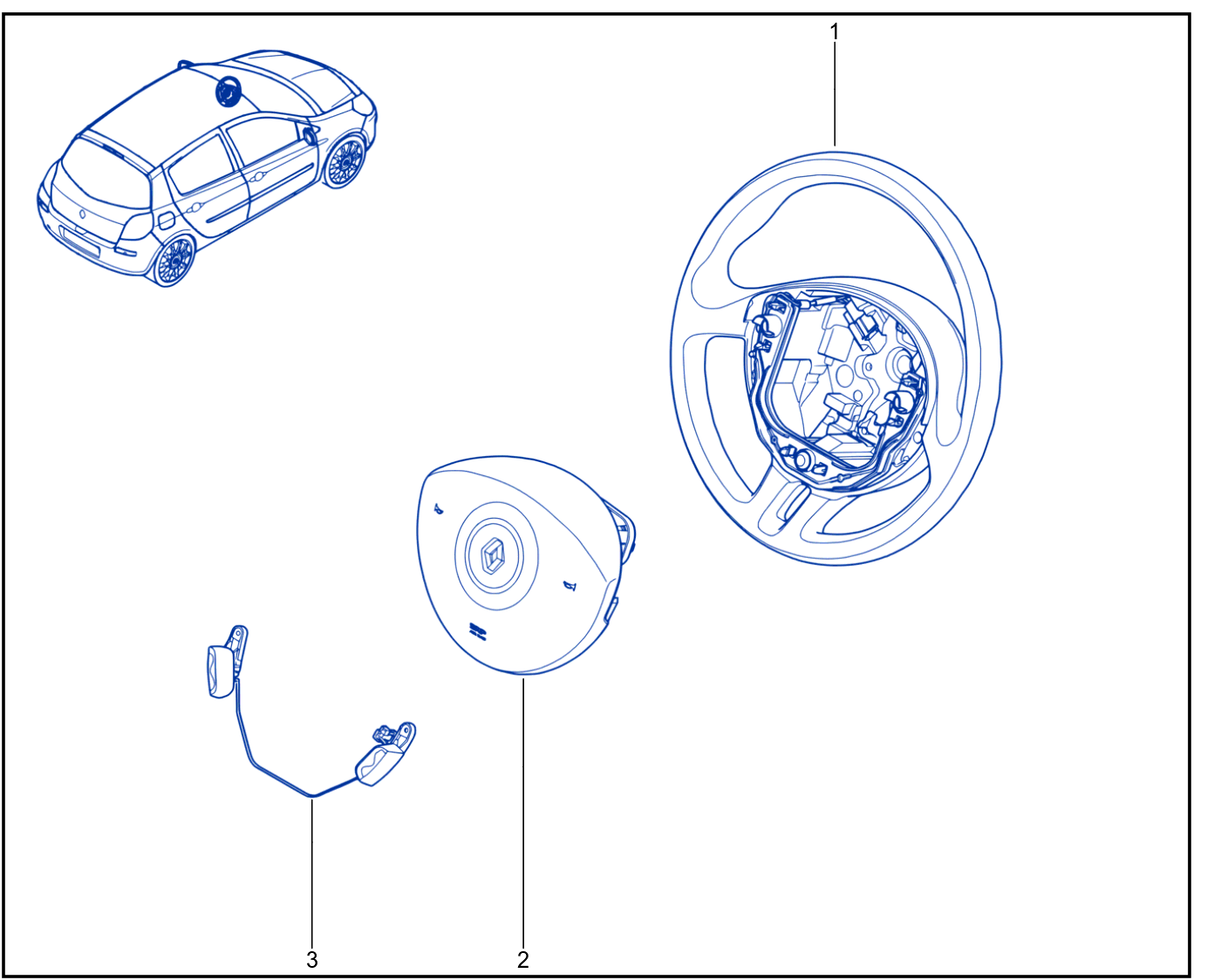 Steering Wheel - 01051448