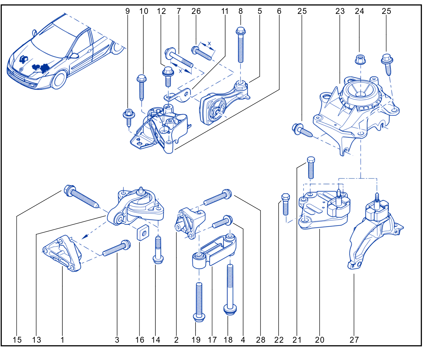 Engine And Transmission Assembly Support - 01052027