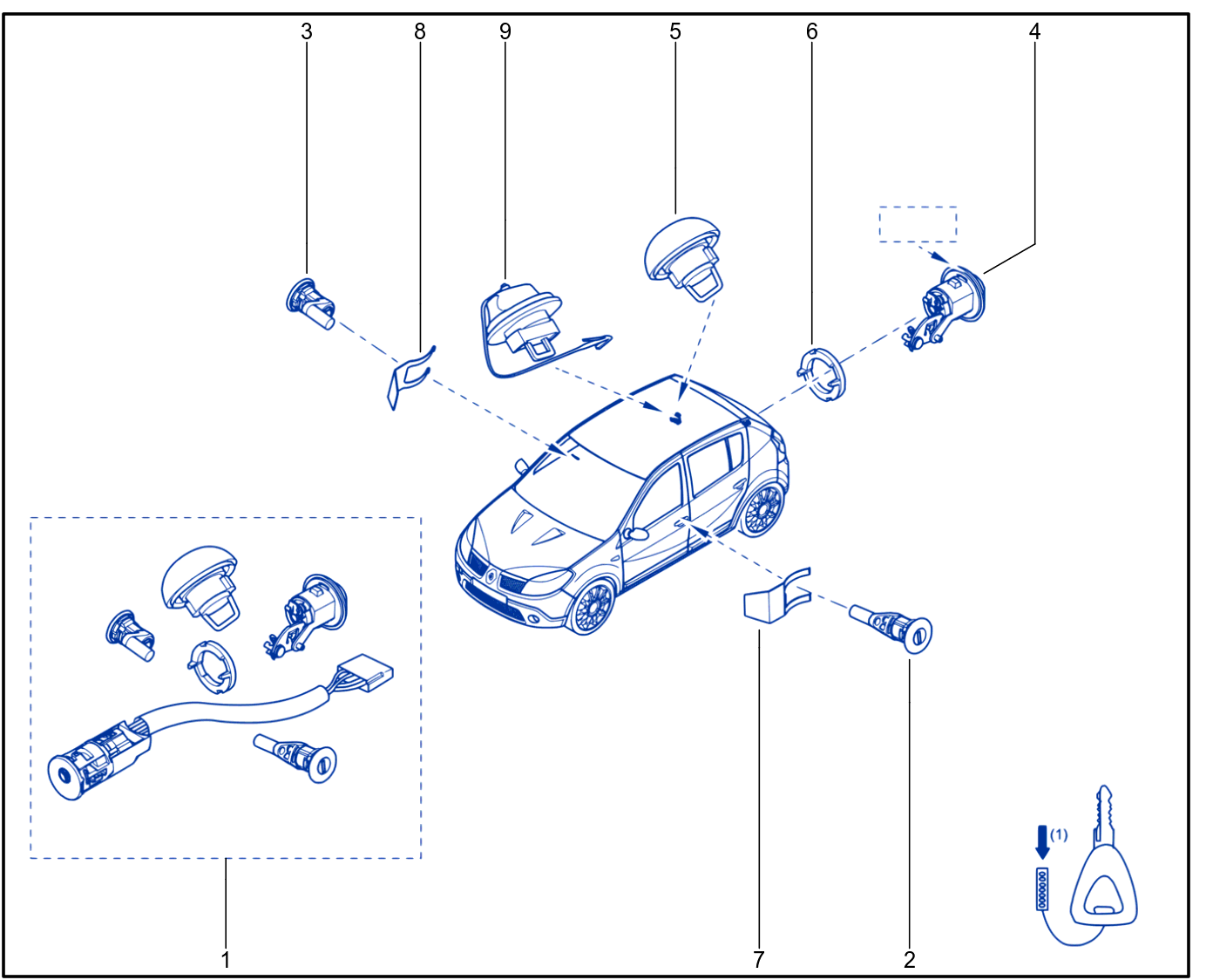 Rear Opening Element Control And Mechanism - 01052047