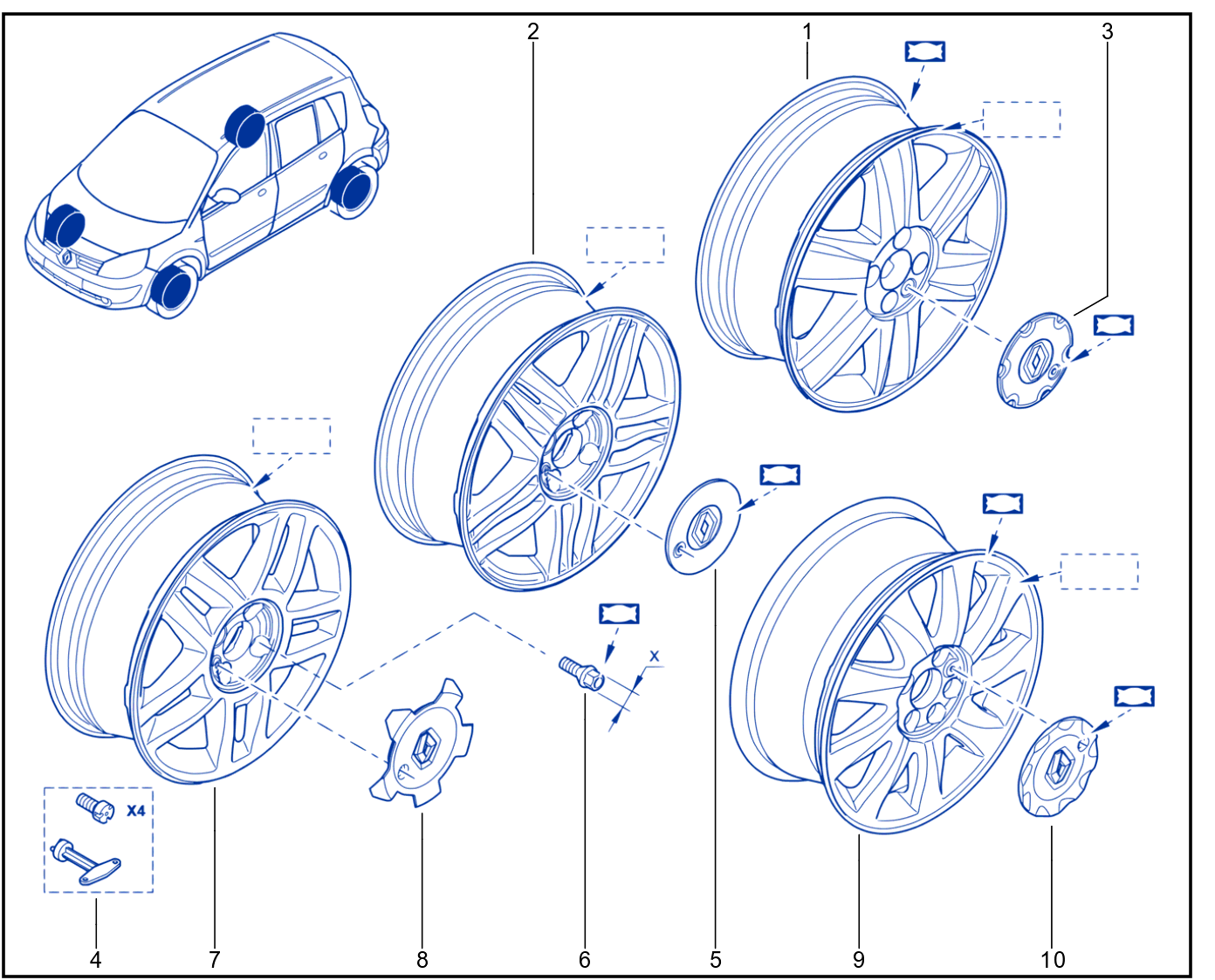 Wheel Nut - 01052649