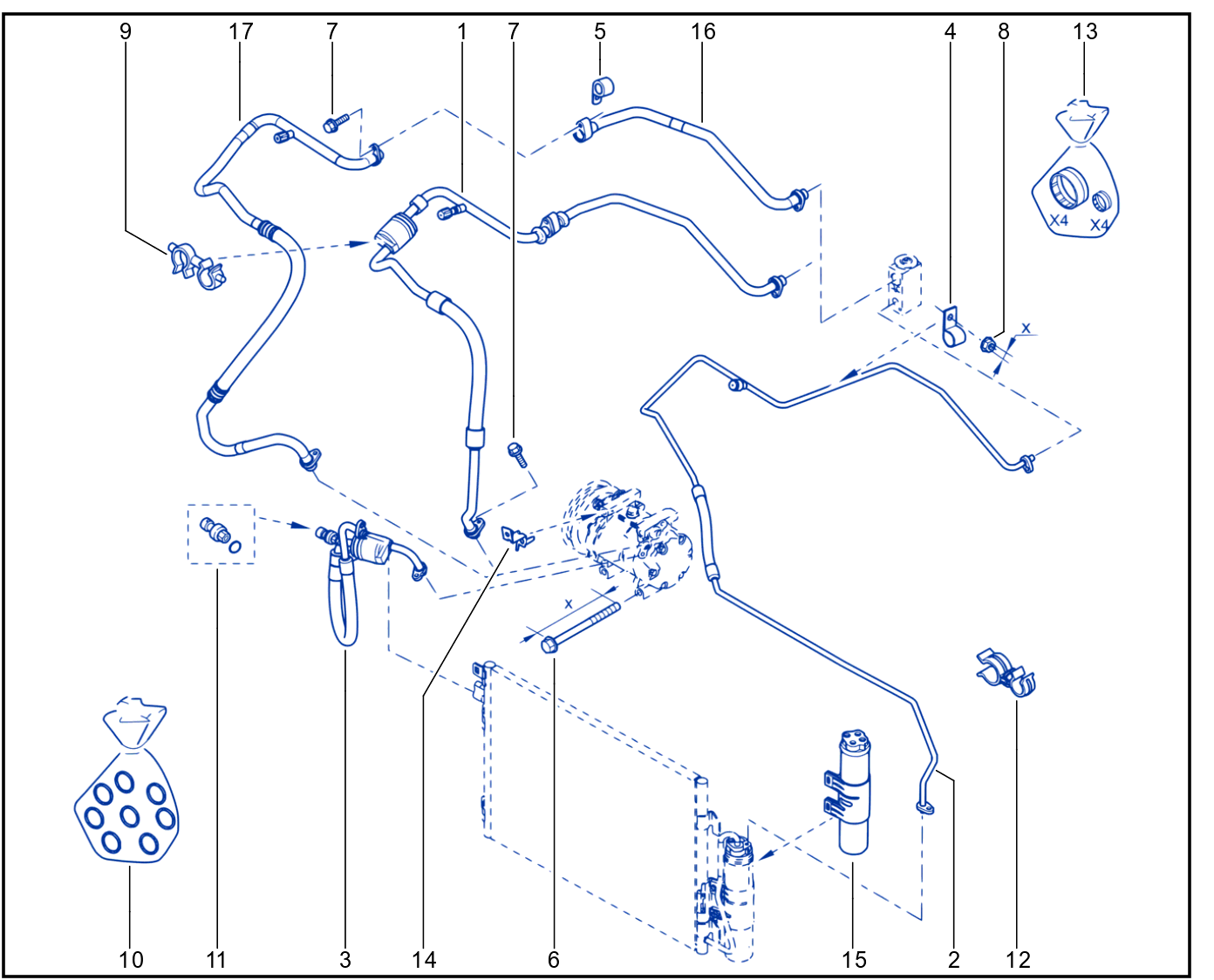 Main Air Conditioning Circuit - 01053049