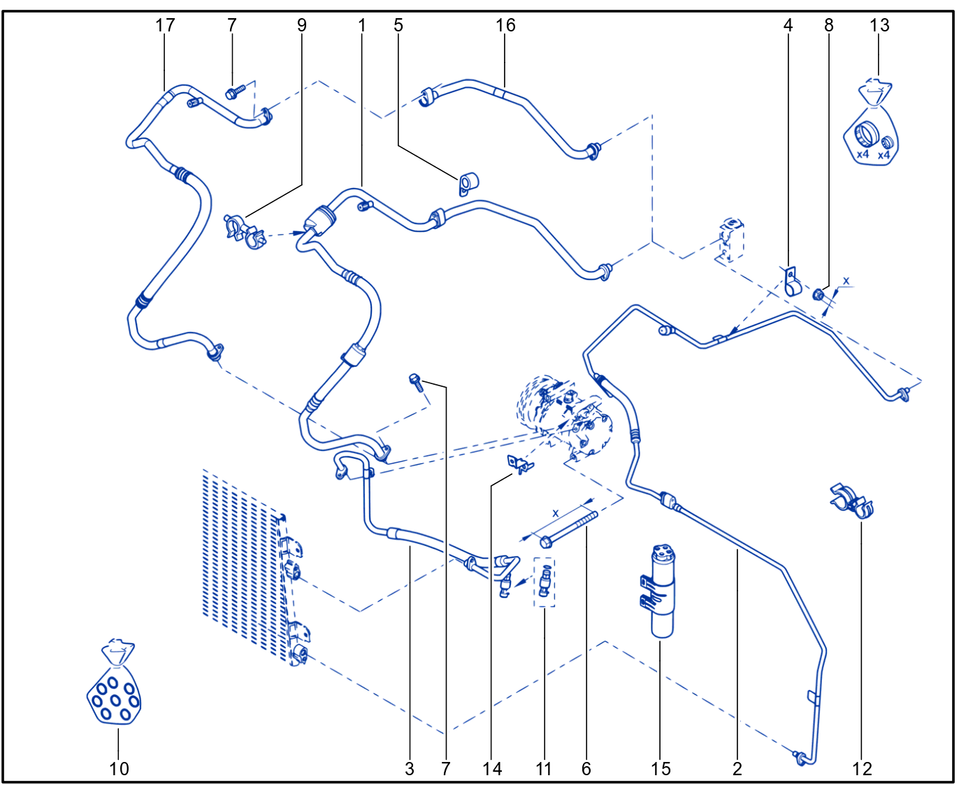 Main Air Conditioning Circuit - 01053053