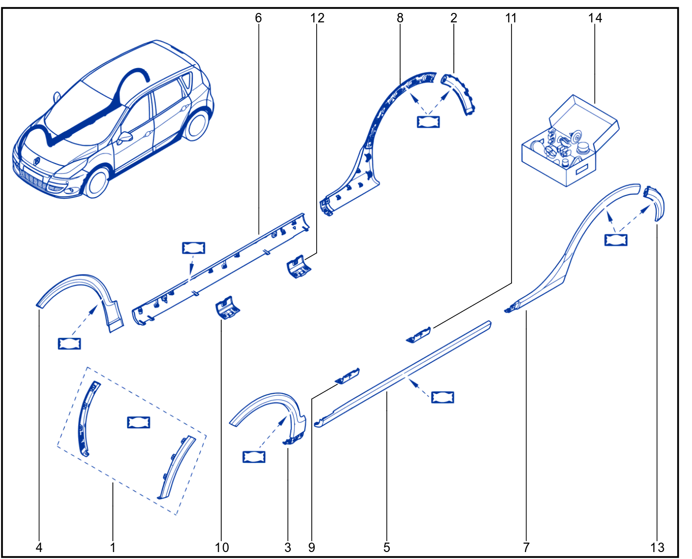 Aerodynamic Component - Side Step - 01053060