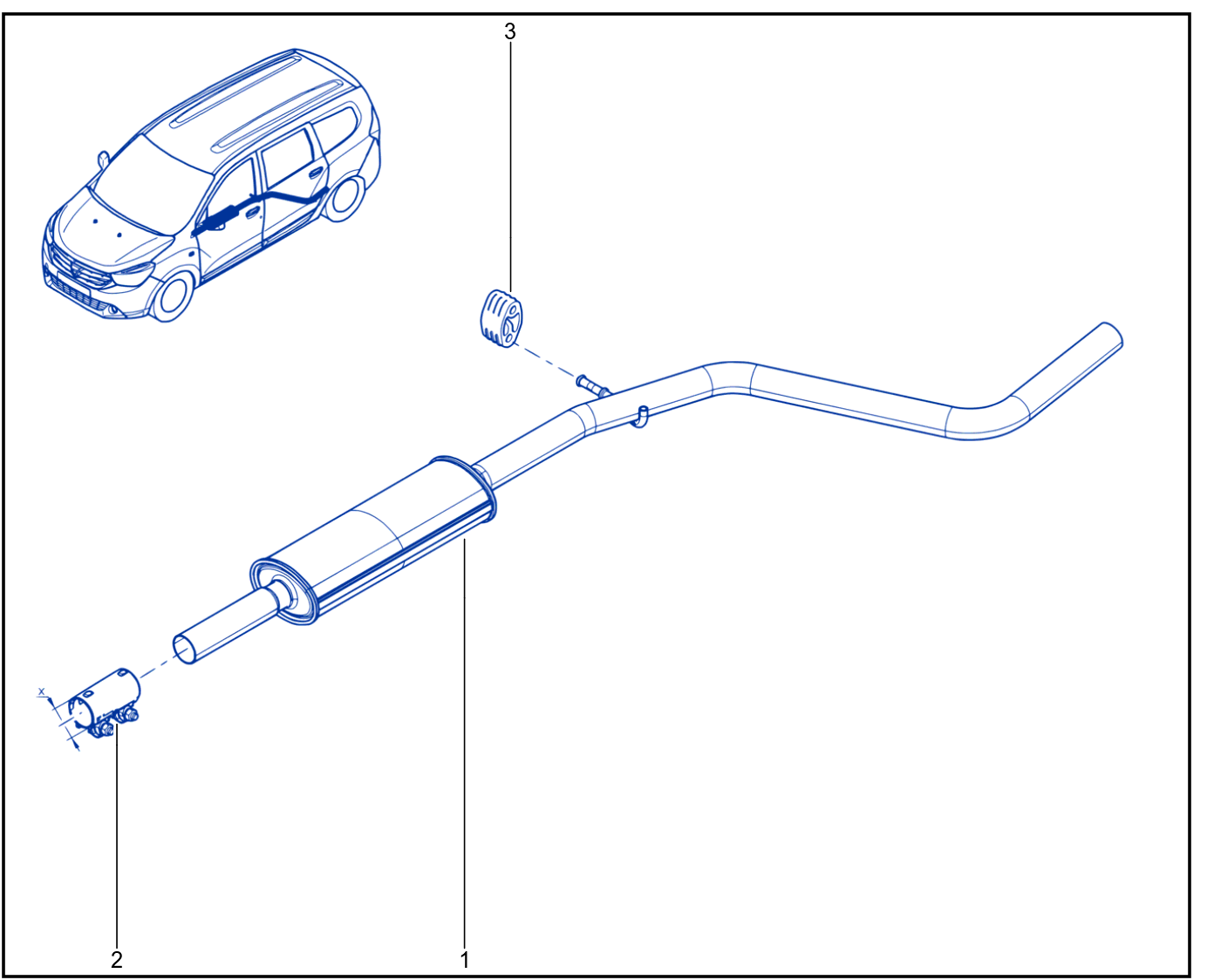 Exhaust Pipe - 01053351