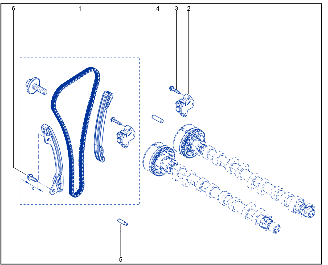 Timing - Camshaft - Valve - 01053389