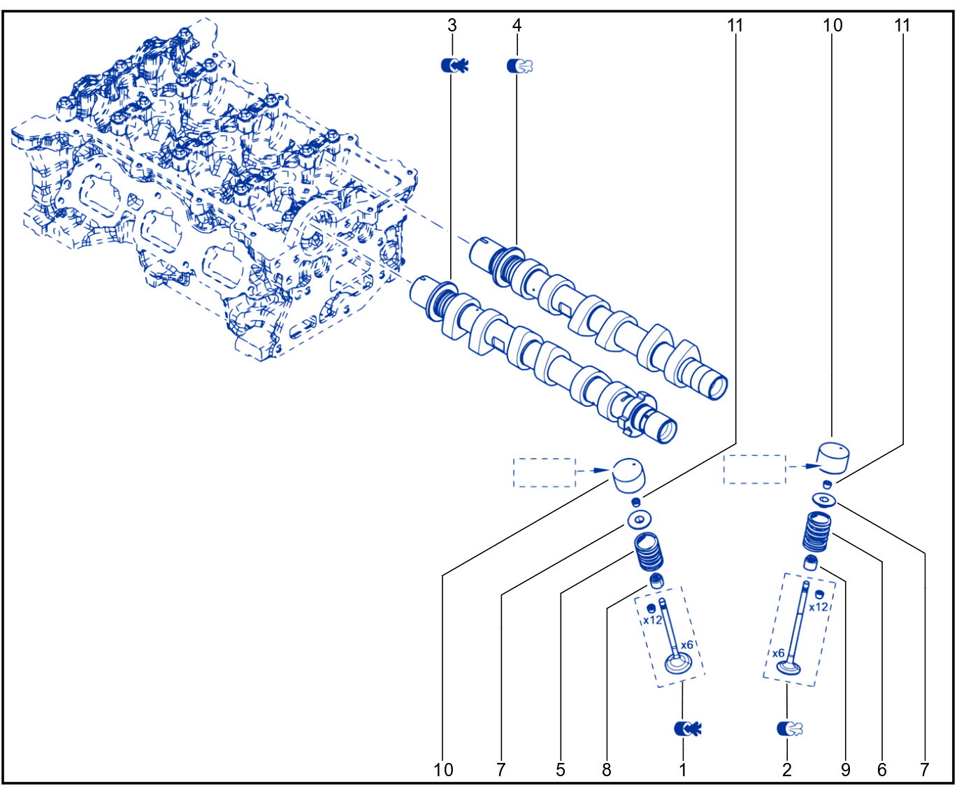 Timing - Camshaft - Valve - 01053390
