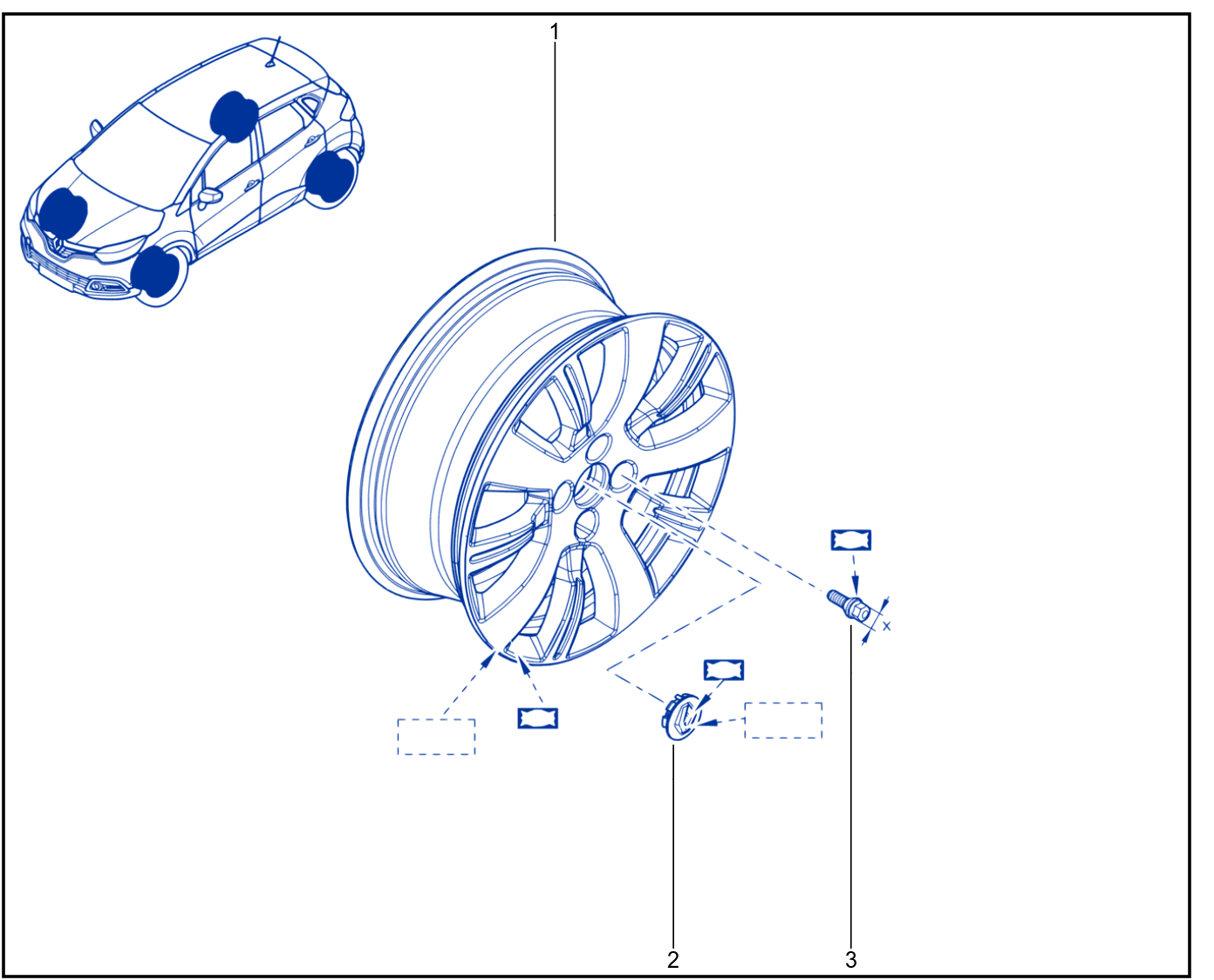Wheel Nut - 01053828
