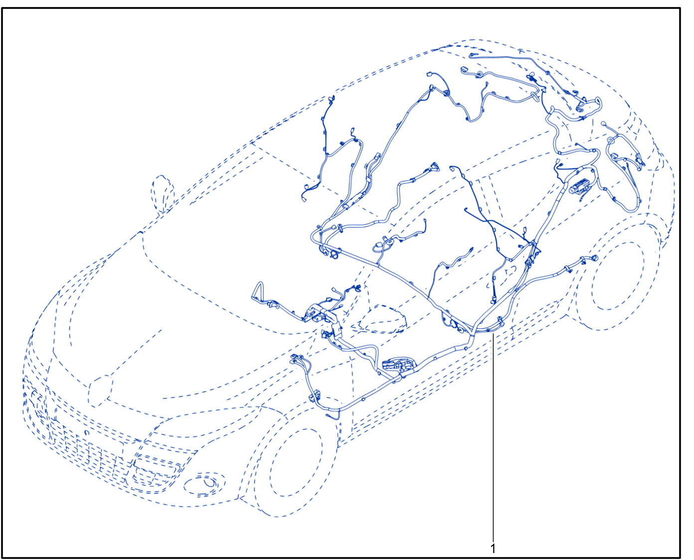 Wiring - Passenger Compartment Components - 01054061