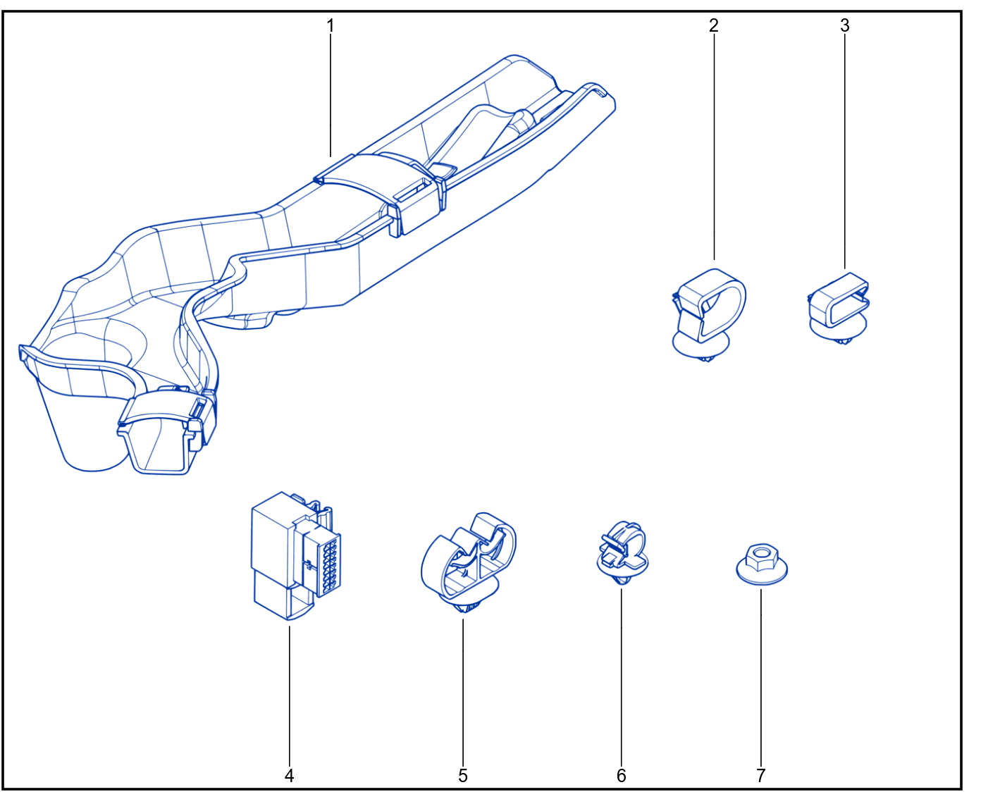 Wiring - Passenger Compartment Components - 01054063