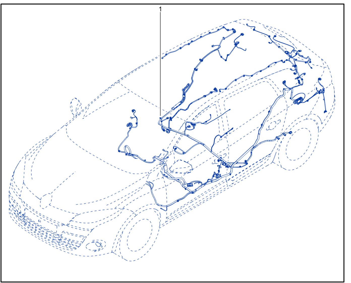 Wiring - Passenger Compartment Components - 01054064