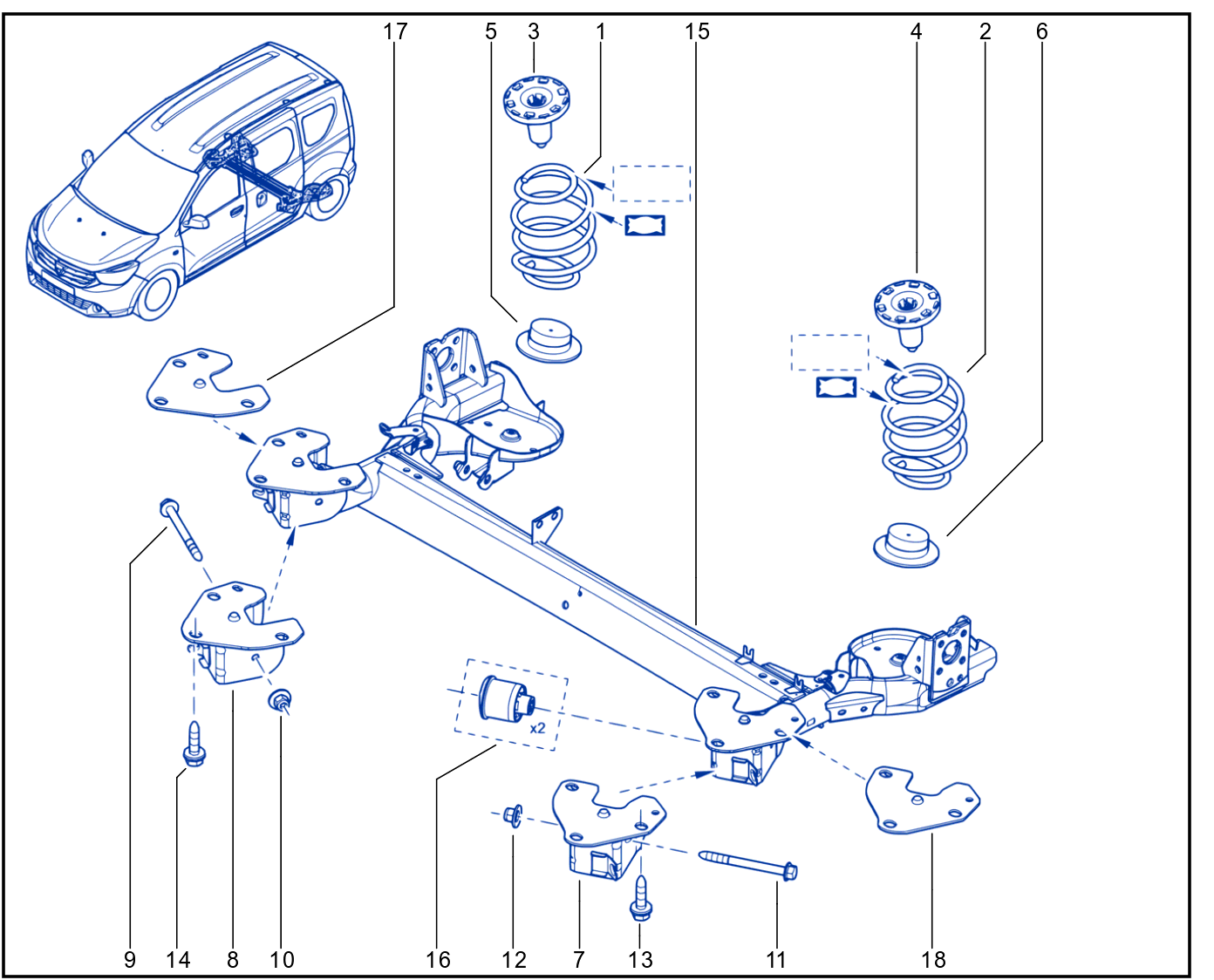 Rear Axle Component - 01054241