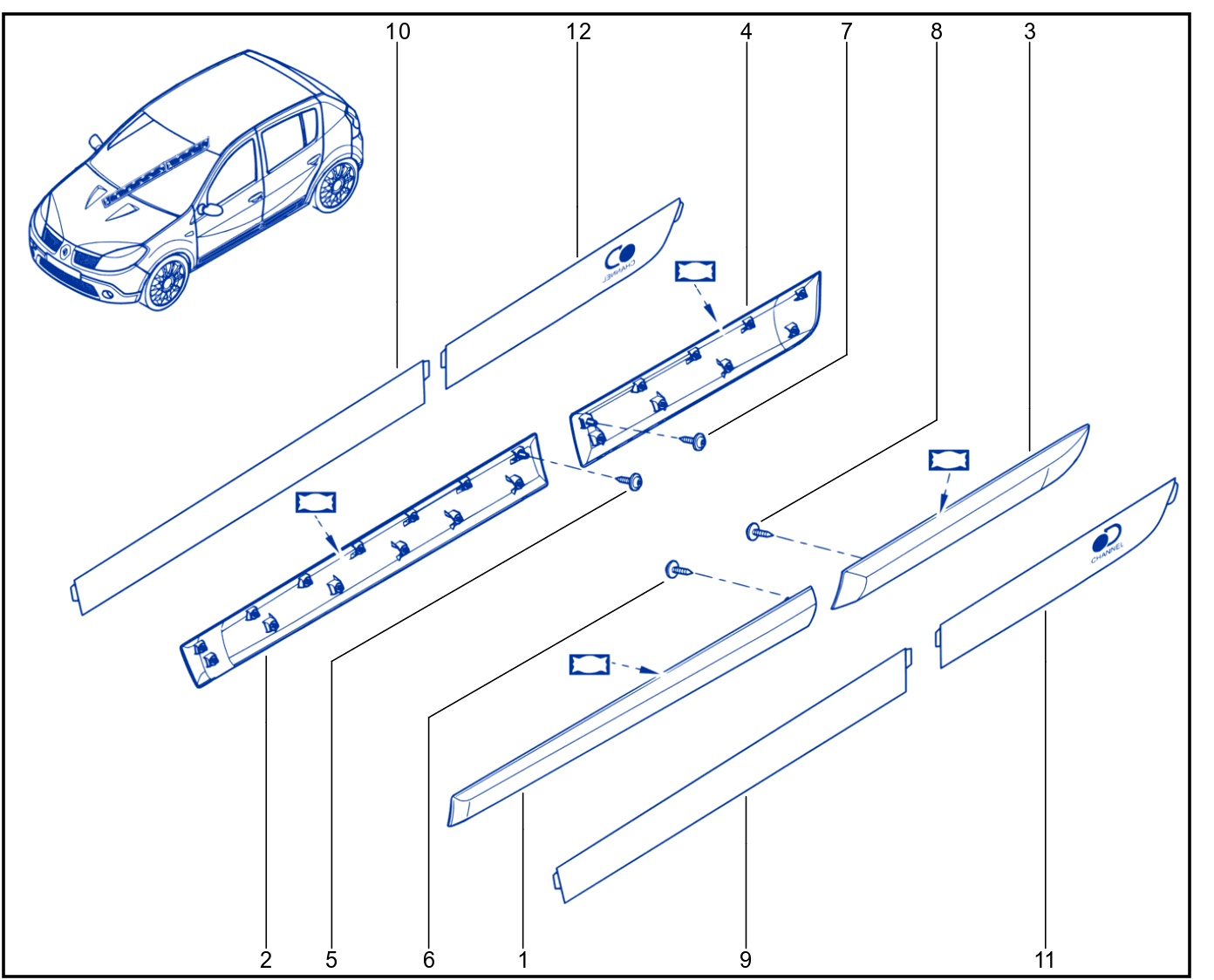 Protection Strip - Trim - 01054292